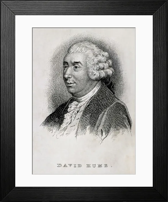 Framed Print : HUME, David (1711-1776). Engraving. SPAIN. Barcelona. Biblioteca de Catalunya (National Library of Catalonia). AISA / Everett Collection**US SALES ONLY**