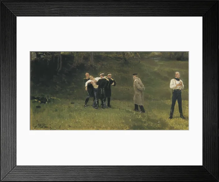 Framed Print : Repin, Ilya Yefimovich (1844-1930). The duel. Realism. Oil on canvas. RUSSIA. Moscow. Tretyakov Gallery. AISA / Everett Collection**US SALES ONLY** Framed Print : Repin, Ilya Yefimovich (1844-1930). The duel. Realism. Oil on canvas. RUSSIA. Moscow. Tretyakov Gallery. AISA / Everett Collection**US SALES ONLY**