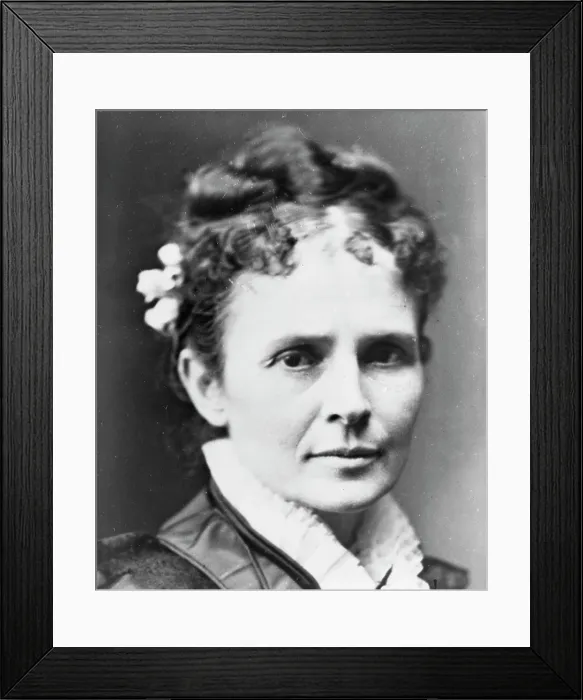 Framed Print : Lucretia Garfield (1832-1918), First Lady 1881, circa 1860s