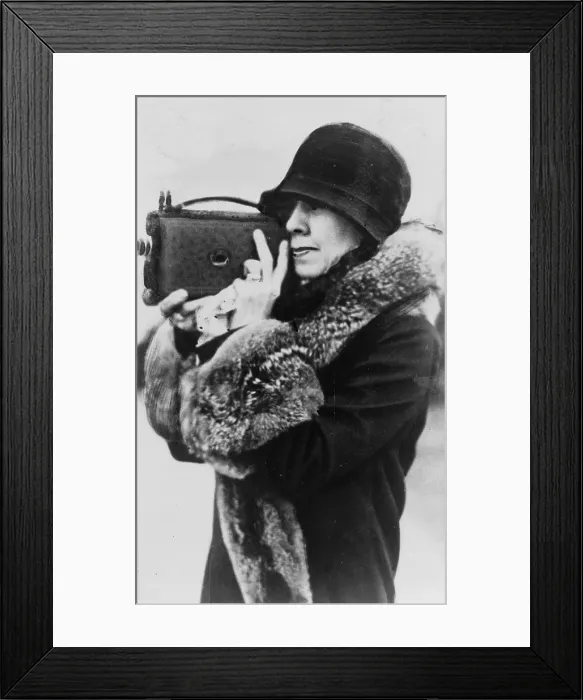 Framed Print : Grace Coolidge (1879-1957), First Lady 1923-1929, February 9, 1929