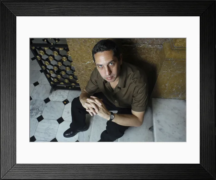 Framed Print : MARTINEZGuillermo (1962). Writer. 2004. Oscar Elias / AISA / Everett Collection (184245)**US SALES ONLY**