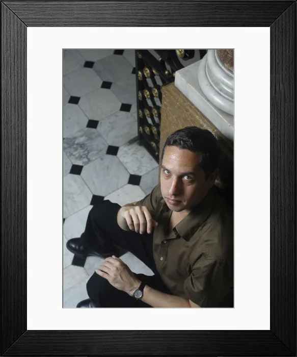 Framed Print : MARTINEZGuillermo (1962). Writer. 2004. Oscar Elias / AISA / Everett Collection (184246)**US SALES ONLY**