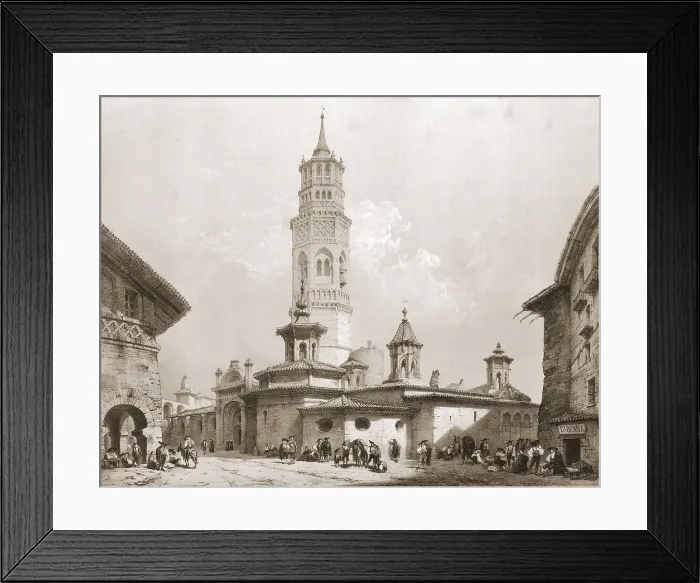 Framed Print : Spain (19th c.). Burgos. High door of the Cathedral. Original drawing by Jenaro Prez Villaaamil for the work 'Espaa Artstica y Monumental' (1865). Romanticism Framed Print : Spain (19th c.). Burgos. High door of the Cathedral. Original drawing by Jenaro Prez Villaaamil for the work 'Espaa Artstica y Monumental' (1865). Romanticism