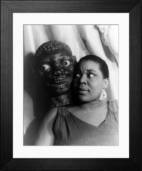 Framed Print : Bessie Smith, American blues singer, portrait by Carl Van Vechten, February 3, 1936