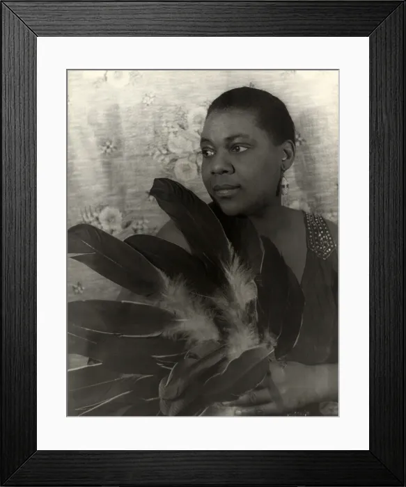 Framed Print : Bessie Smith, American blues singer, portrait by Carl Van Vechten, February 3, 1936 Framed Print : Bessie Smith, American blues singer, portrait by Carl Van Vechten, February 3, 1936