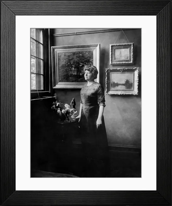 Framed Print : Ellen Azson Wilson (1860-1914), First Lady 1913-1914, 1912 Framed Print : Ellen Azson Wilson (1860-1914), First Lady 1913-1914, 1912