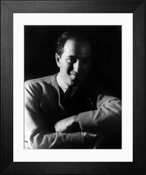 Framed Print : George Gershwin (1898-1937), American composer, portrait by Carl Van Vechten, March 28, 1937