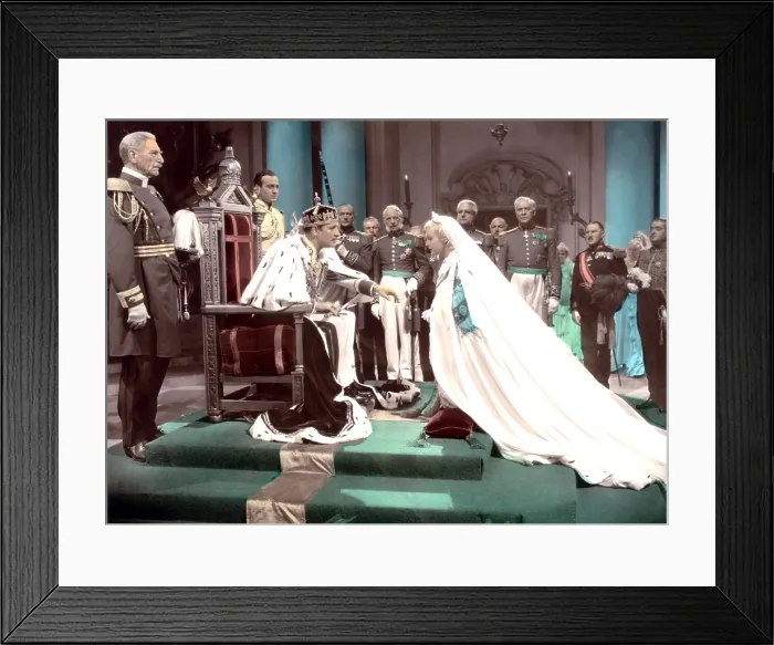 Framed Print : THE PRISONER OF ZENDA, C Aubrey Smith, David Niven, Ronald Colman, Madeleine Carroll, 1937