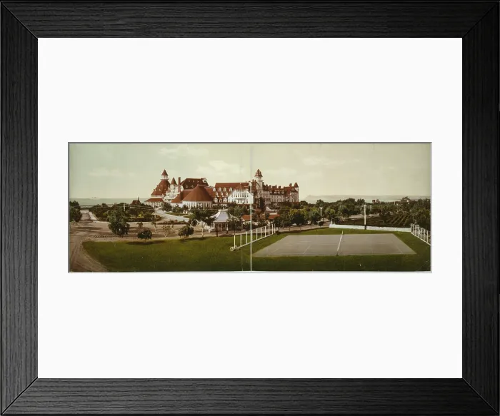 Framed Print : Hotel del Coronado, Coronado Beach, California, photochrom by William Henry Jackson, circa 1900 Framed Print : Hotel del Coronado, Coronado Beach, California, photochrom by William Henry Jackson, circa 1900