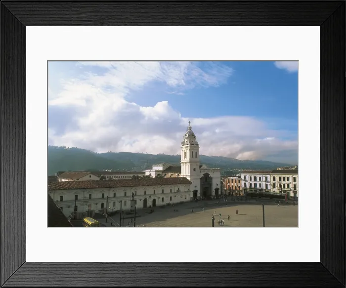 Framed Print : ECUADOR. PICHINCHA. Quito. Convent of Santo Domingo (17th c.). Baroque art. AISA / Everett Collection**US SALES ONLY**