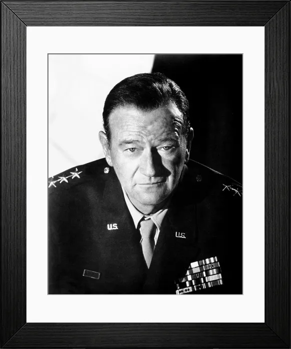 Framed Print : CAST A GIANT SHADOW, John Wayne, 1966