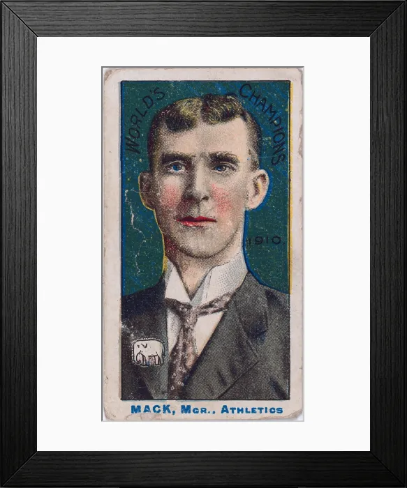 Framed Print : Connie Mack, Philadelphia Athletics manager. 1910 Framed Print : Connie Mack, Philadelphia Athletics manager. 1910