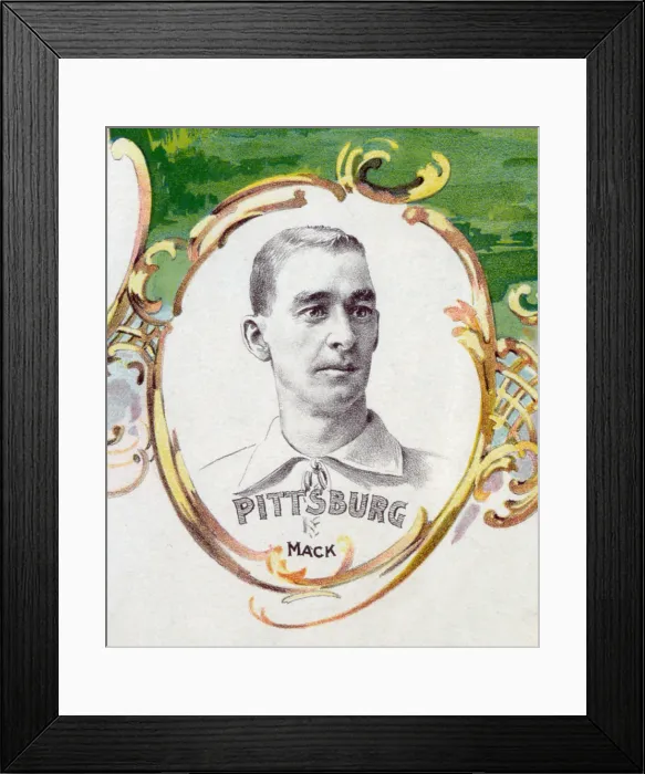 Framed Print : Connie Mack, Pittsburgh Pirates manager. 1895