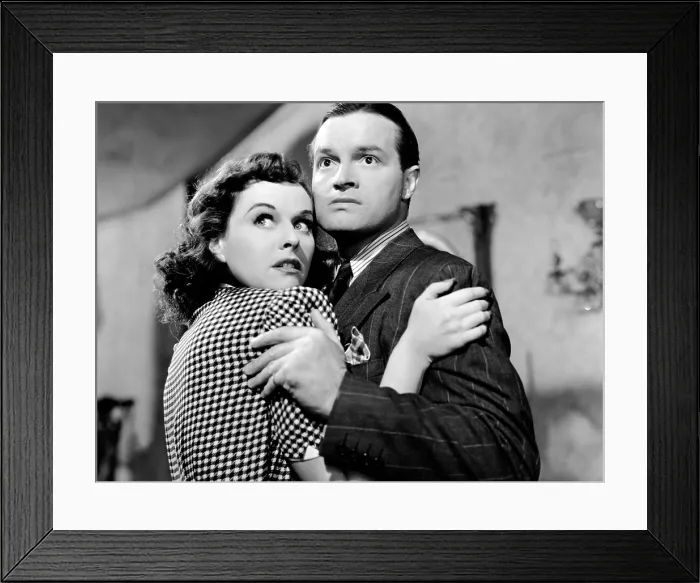 Framed Print : THE CAT AND THE CANARY, Paulette Goddard, Bob Hope, 1939