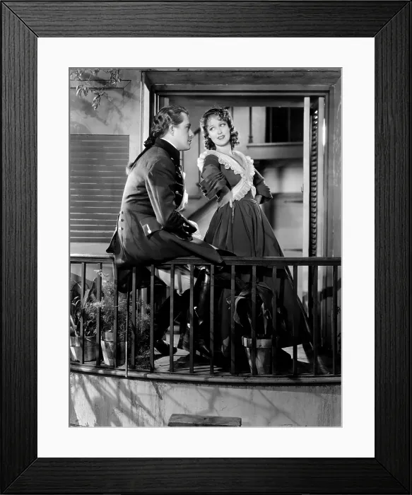 Framed Print : NAUGHTY MARIETTA, Nelson Eddy, Jeanette MacDonald, 1935