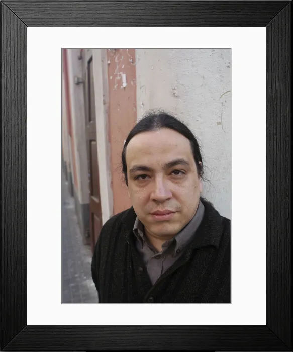 Framed Print : MENDEZ GUEDEZJuan Carlos (1967). Writer. 2004. Oscar Elias / AISA / Everett Collection (184271)**US SALES ONLY** Framed Print : MENDEZ GUEDEZJuan Carlos (1967). Writer. 2004. Oscar Elias / AISA / Everett Collection (184271)**US SALES ONLY**