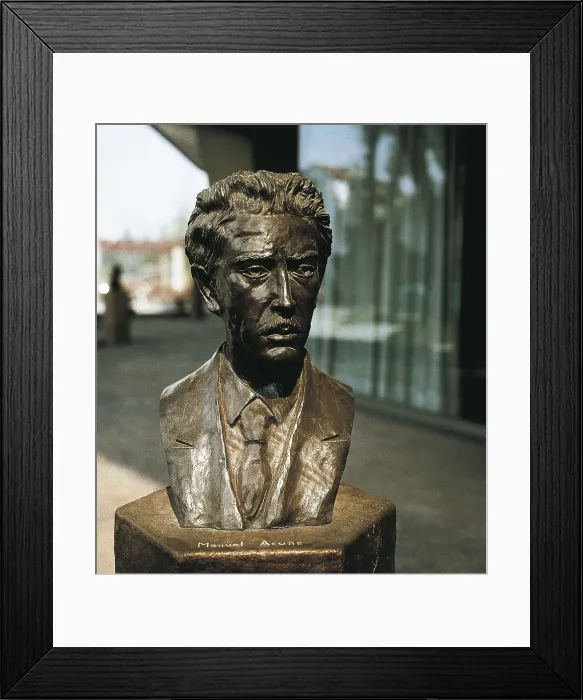 Framed Print : ACUA, Manuel (1849-1873). Bust. Sculpture on bronze. MEXICO. FEDERAL DISTRICT. Mexico City. AISA / Everett Collection**US SALES ONLY**