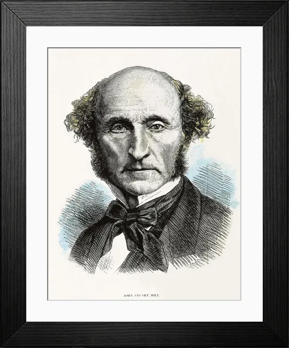 Framed Print : MILL, John Stuart (1806-1873). Etching. AISA / Everett Collection**US SALES ONLY** Framed Print : MILL, John Stuart (1806-1873). Etching. AISA / Everett Collection**US SALES ONLY**