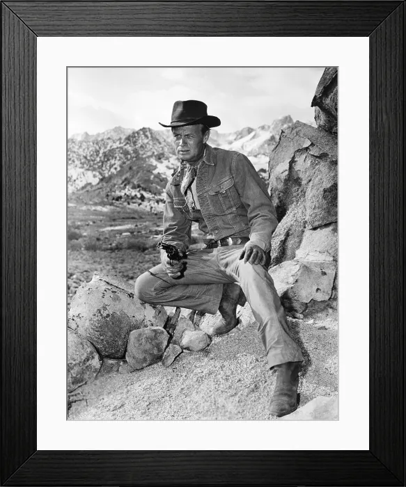 Framed Print : THE LAW AND JAKE WADE, Richard Widmark, 1958