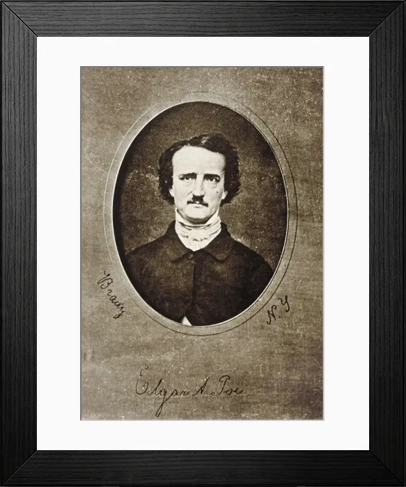 Framed Print : POE, Edgar Allan (1809-1849). AISA / Everett Collection**US SALES ONLY** Framed Print : POE, Edgar Allan (1809-1849). AISA / Everett Collection**US SALES ONLY**