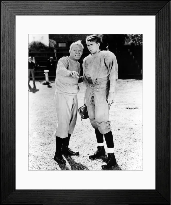 Framed Print : KNUTE ROCKNE ALL AMERICAN, Pat O'Brien, Ronald Reagan, 1940 Framed Print : KNUTE ROCKNE ALL AMERICAN, Pat O'Brien, Ronald Reagan, 1940