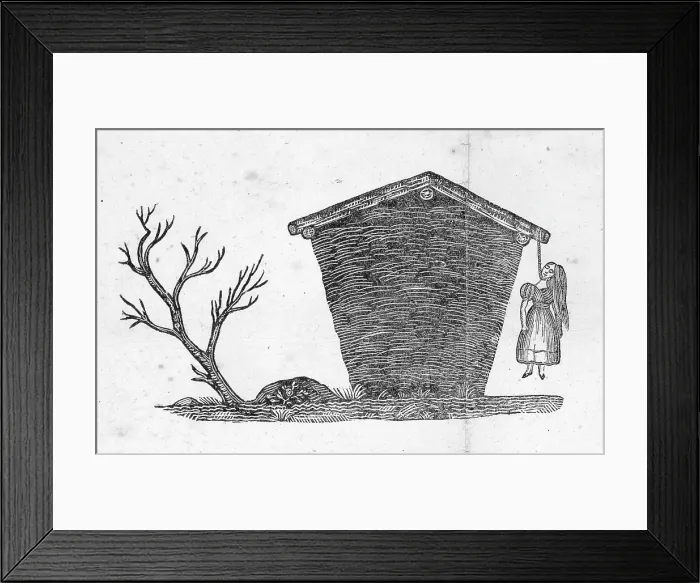 Framed Print : The death of Sarah M. Cornell, supposed to have been murdered by Rev. Ephraim K. Avery, Rhode Island, 1832 Framed Print : The death of Sarah M. Cornell, supposed to have been murdered by Rev. Ephraim K. Avery, Rhode Island, 1832