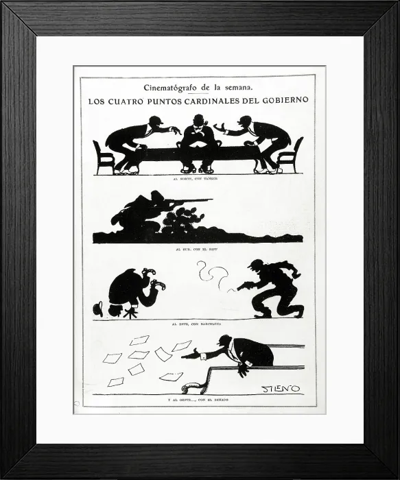 Framed Print : Spain (1923). Magazine 'Blanco y Negro' (July 1st1923)