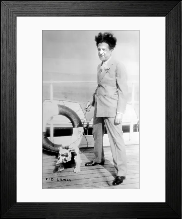 Framed Print : Ted Lewis (1890-1971), American musician, circa 1920s Framed Print : Ted Lewis (1890-1971), American musician, circa 1920s