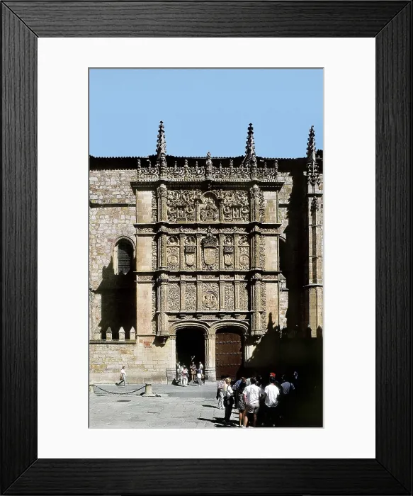 Framed Print : SPAIN. Salamanca. University of Salamanca. Facade. Renaissance art. Plateresque. Architecture. AISA / Everett Collection**US SALES ONLY**