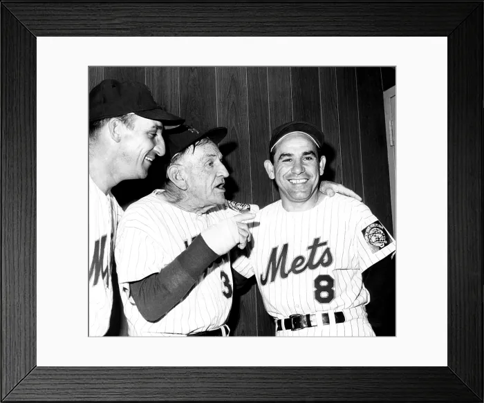 Framed Print : Warren Spahn, Casey Stengel and Yogi Berra at Shea Stadium, 1965. Courtesy: CSU Archives / Everett Collection Framed Print : Warren Spahn, Casey Stengel and Yogi Berra at Shea Stadium, 1965. Courtesy: CSU Archives / Everett Collection