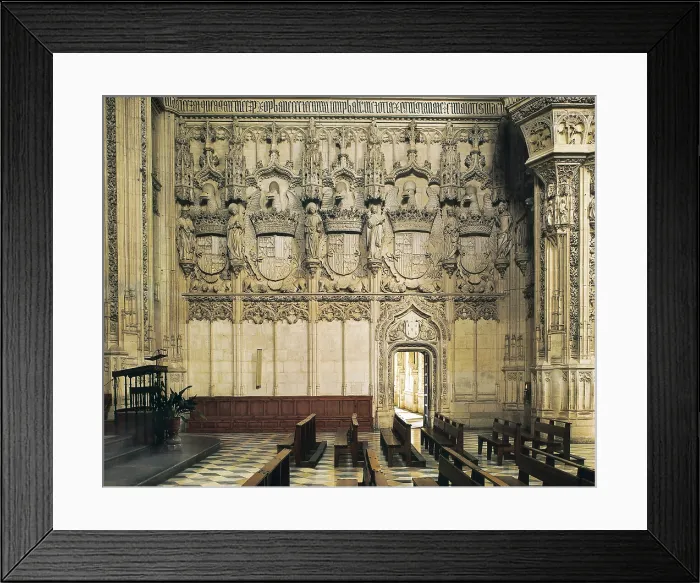 Framed Print : GUAS, Juan (1430-1496). Church of Saint John of the Kings. ca. 1477-1494. SPAIN. CASTILE-LA MANCHA. TOLEDO. Toledo