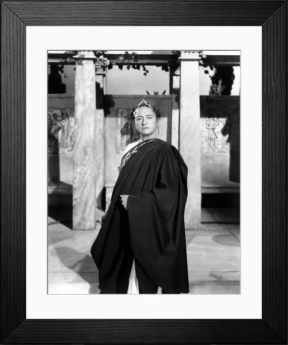 Framed Print : CAESAR AND CLEOPATRA, Claude Rains, 1945 Framed Print : CAESAR AND CLEOPATRA, Claude Rains, 1945