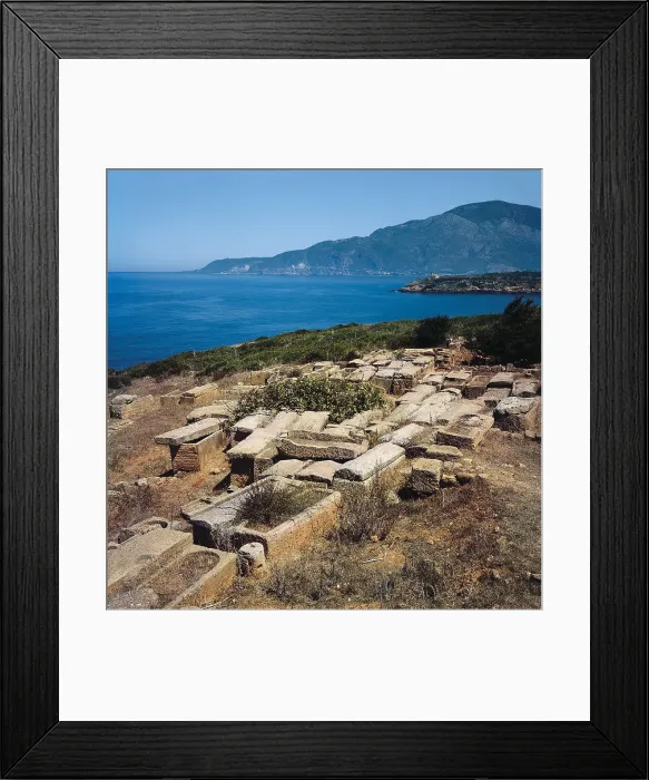 Framed Print : ALGERIA. TIPASA. Tipaza. Punic necropolis (6th-2nd c. BC). Carthaginian art. AISA / Everett Collection**US SALES ONLY**