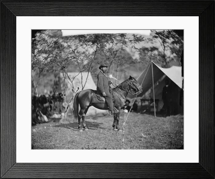 Framed Print : The Civil War, Antietam, Md. Allan Pinkerton, (E.J)