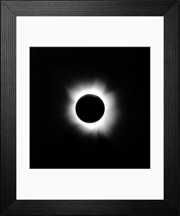 Framed Print : Astronomy. A Solar Eclipse, 1937