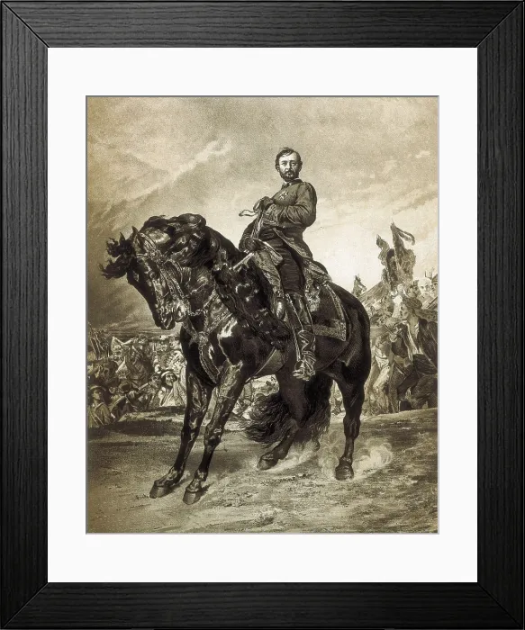 Framed Print : PRIM I PRATSJoan (1814-1870). Spanish general and politicianPrime Minister (1869-1970). Engraving. SPAIN. Madrid. National Library