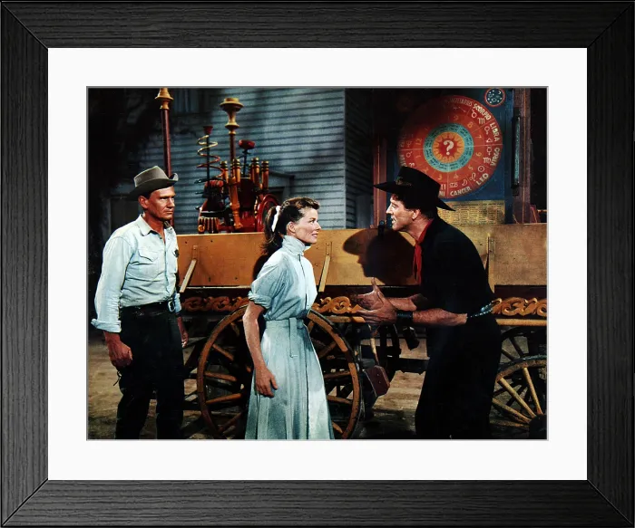 Framed Print : THE RAINMAKER, Wendell Corey, Katharine Hepburn, Burt Lancaster, 1956