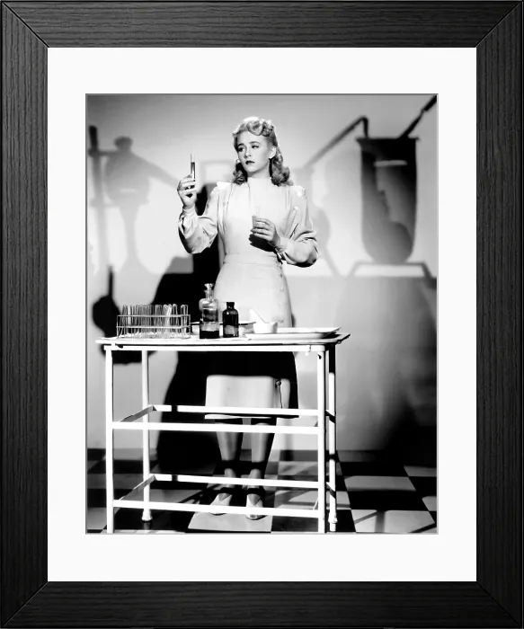 Framed Print : THE LADY AND THE MONSTER, (aka TIGER MAN), Vera Ralston, (aka Vera Hruba Ralston), 1944