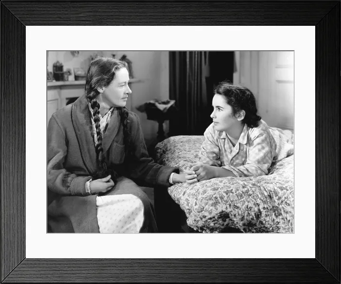Framed Print : NATIONAL VELVET, from left: Anne Revere, Elizabeth Taylor, 1944