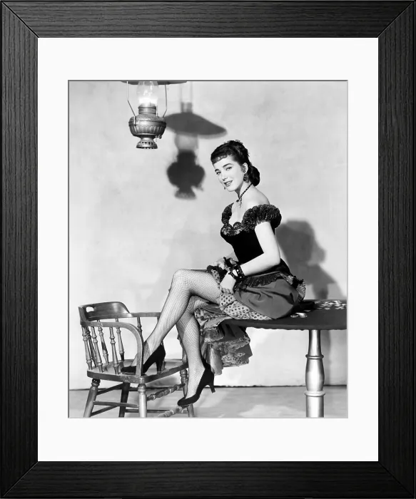 Framed Print : THE LAWLESS BREED, Julie Adams, 1953 Framed Print : THE LAWLESS BREED, Julie Adams, 1953
