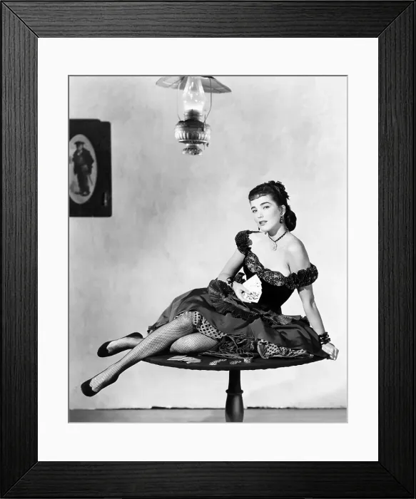 Framed Print : THE LAWLESS BREED, Julie Adams, 1953