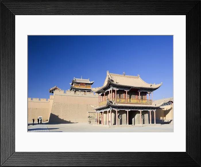 Framed Print : CHINA. Jiayuguan. The Silk Road. Gobi Desert. Jiayu Fort. AISA / Everett Collection**US SALES ONLY** Framed Print : CHINA. Jiayuguan. The Silk Road. Gobi Desert. Jiayu Fort. AISA / Everett Collection**US SALES ONLY**