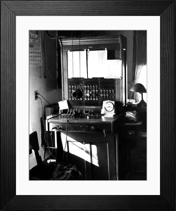 Framed Print : A magnetic switchboard, circa 1930s. Courtesy: CSU Archives / Everett Collection Framed Print : A magnetic switchboard, circa 1930s. Courtesy: CSU Archives / Everett Collection