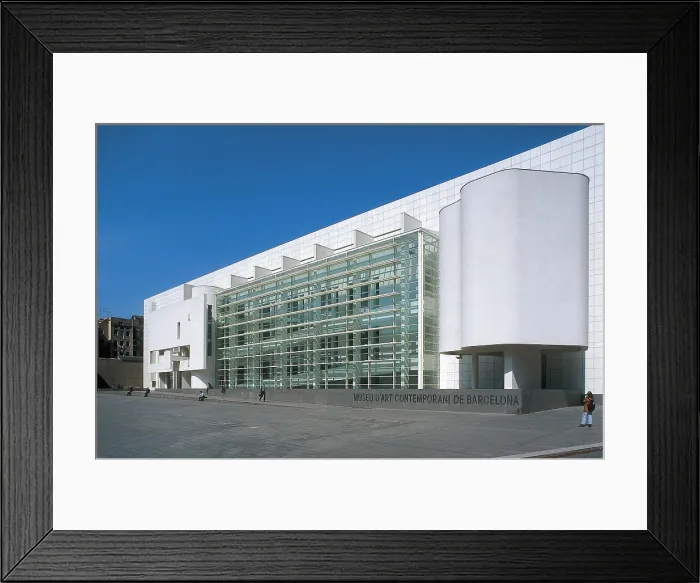 Framed Print : MEIER, Richard (1934). Museum of Contemporary Art of Barcelona. SPAIN. CATALONIA. Barcelona. Museum of Contemporary Art of Barcelona. Architecture Framed Print : MEIER, Richard (1934). Museum of Contemporary Art of Barcelona. SPAIN. CATALONIA. Barcelona. Museum of Contemporary Art of Barcelona. Architecture