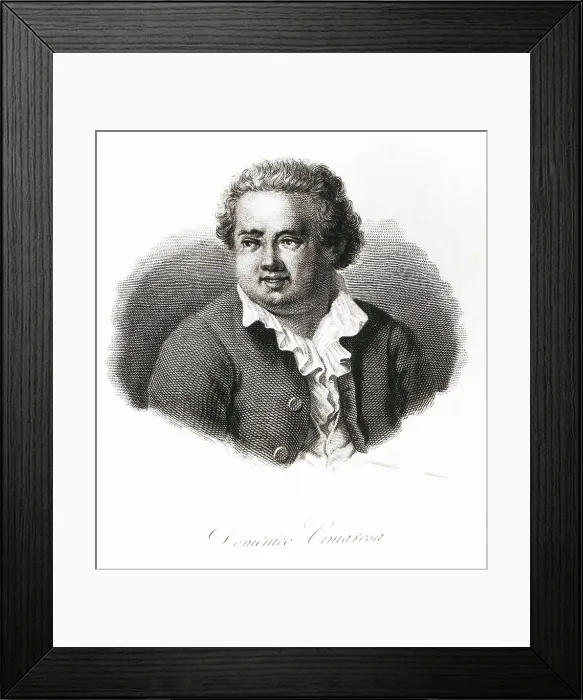Framed Print : CIMAROSA, Domenico (1749-1801). Etching. AISA / Everett Collection**US SALES ONLY**