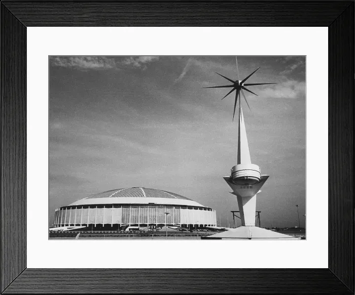 Framed Print : The Astrodome (aka The Eighth Wonder of the World), Houston, Texas, circa 1965. Courtesy: CSU Archives / Everett Collection