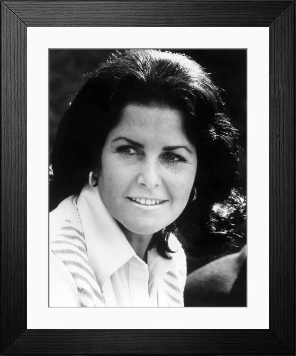 Framed Print : Judith Exner, former mistress of JFK, in a 1978 portrait.. Courtesy: CSU Archives  /  Everett Collection