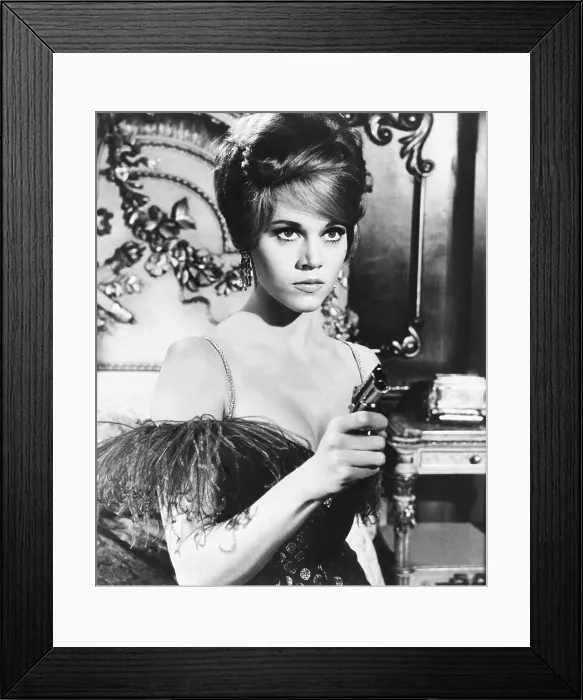 Framed Print : CAT BALLOU, Jane Fonda, 1965