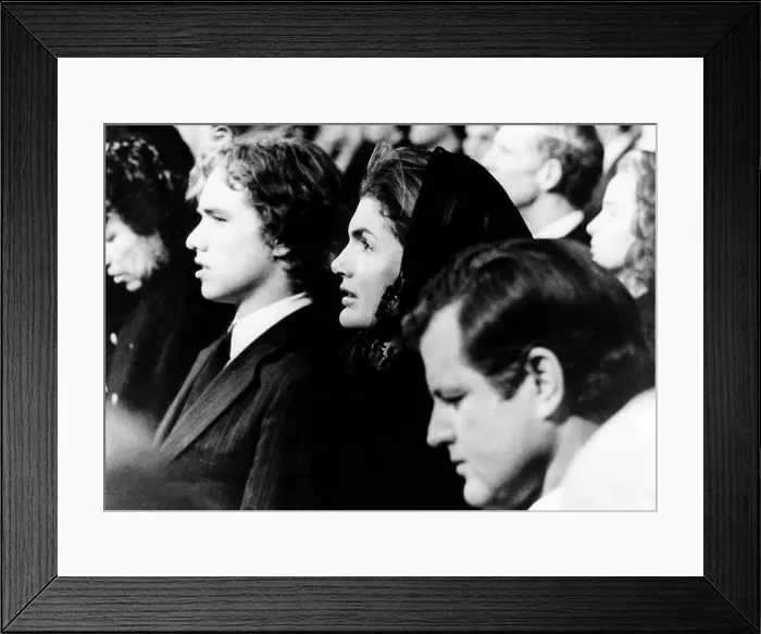 Framed Print : The Kennedy Family attends a funeral; Ethel Kennedy, Joseph Kennedy III Framed Print : The Kennedy Family attends a funeral; Ethel Kennedy, Joseph Kennedy III