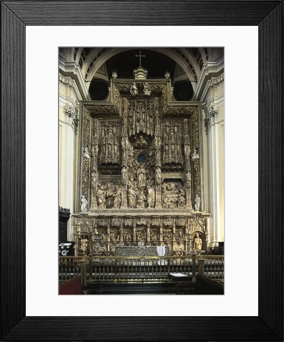 Framed Print : FORMENTDami (1480-1540). Main Altarpiece of the Basilica of Our Lady of the Pillar. 1509 - 1518. SPAIN. Zaragoza
